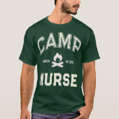 CAMP NURSE Medical Staff 2021 Campground Crew T-Shirt (Vorderseite)
