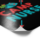 Camp Nurse Nursing RN Appreciation Camping Fotodruck (Ecke)