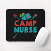 Camp Nurse Nursing RN Aufwertung Camping Mousepad (Mit Mouse)