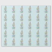 Camp-Ofen Gas Kanister lustige Wanderung Geschenkpapier (Flach)