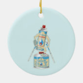 Camp-Ofen Gas Kanister lustige Wanderung Keramik Ornament (Hinten)