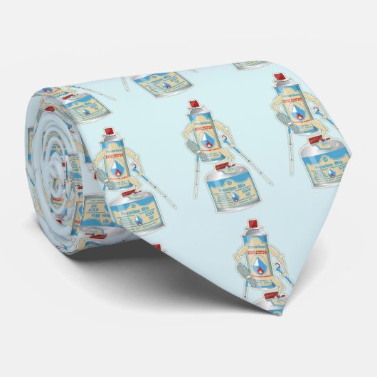 Camp-Ofen Gas Kanister lustige Wanderung Krawatte (Gerollt)