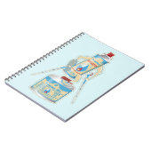 Camp-Ofen Gas Kanister lustige Wanderung Notizblock (Linke Seite)