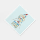 Camp-Ofen Gas Kanister lustige Wanderung Serviette (Ecke)