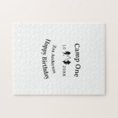 Camp one happy birthday name date campingadventure puzzle (Horizontal)