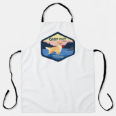 Camp Out 2025 Goldene Schürze (Vorderseite)