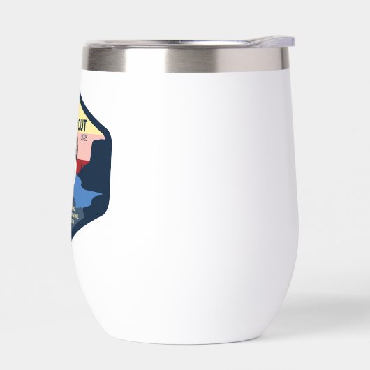 Camp Out 2025 Springer Wine Tumbler (Links)