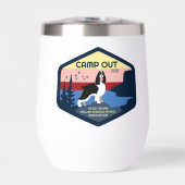 Camp Out 2025 Springer Wine Tumbler (Vorderseite)
