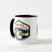 Camp Out 2025 Tasse (Vorderseite Links)