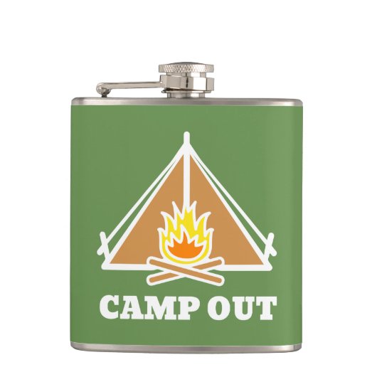 Camp out flachmann (Vorderseite)