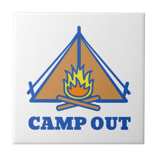 Camp out fliese (Vorderseite)