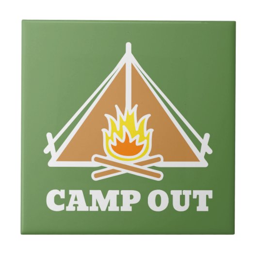 Camp out fliese (Vorderseite)