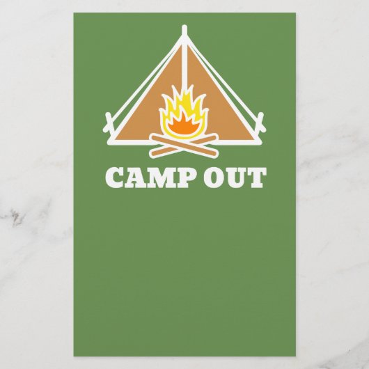 Camp out flyer (Vorne)