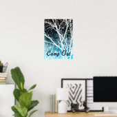 Camp out: Geisterbaum Poster (Heimbüro)