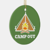 Camp out keramik ornament (Rechts)