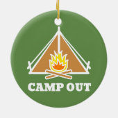 Camp out keramik ornament (Hinten)