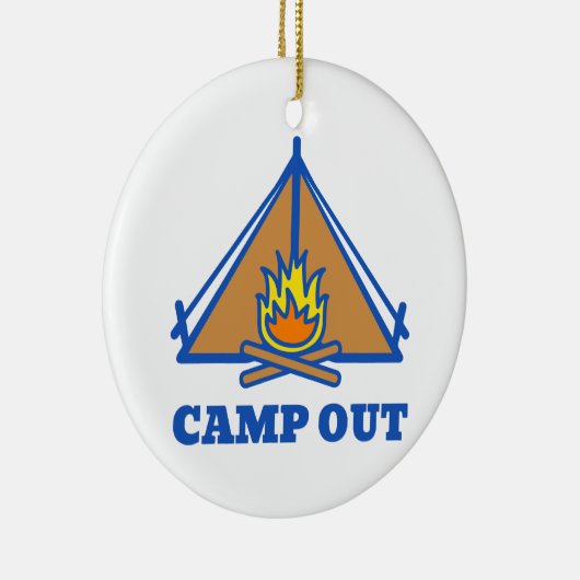 Camp out keramikornament (Rechts)