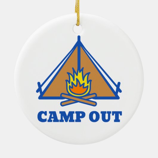 Camp out keramikornament (Hinten)