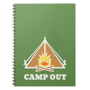 Camp out notizblock