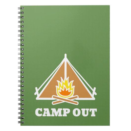 Camp out notizblock (Vorderseite)