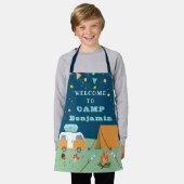 Camp Out-Party für personalisiertes Camping Schürze (Getragen)