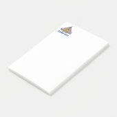 Camp out post-it klebezettel (angewinkelt)