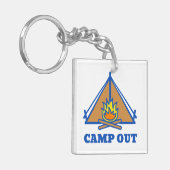 Camp out schlüsselanhänger (Vorderseite links)