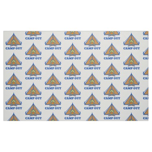 Camp out stoff (Fat Quarter (45,7 x 55,9 cm))