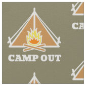 Camp out stoff (Nahaufnahme)