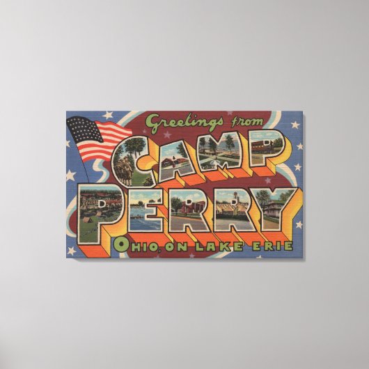 Camp Perry, Ohio - See Erie Leinwanddruck (Vorderseite)
