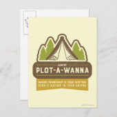 Camp Plot-A-Wanna Postkarte (Vorne/Hinten)