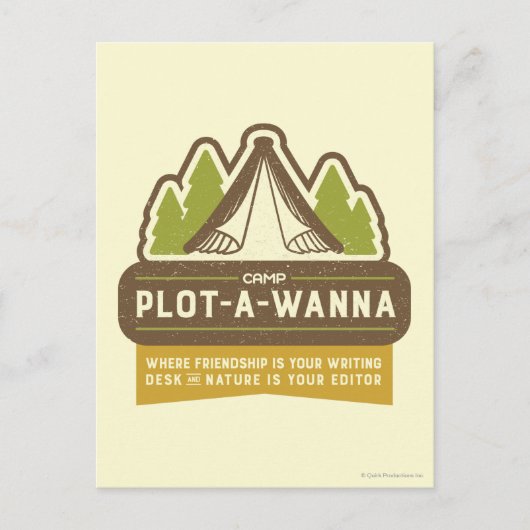 Camp Plot-A-Wanna Postkarte (Vorderseite)