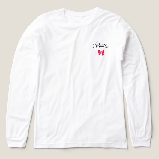 Camp Pontiac Bow Shirt (Design Vorderseite)