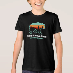 Camp Raven Knob North Carolina Bären Retro Tri-Blend Shirt