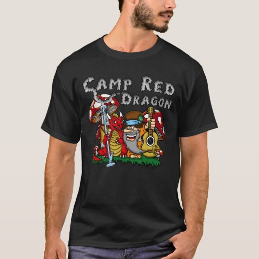 Camp Red Dragon 2025 B.A.T. Black D/S T - Shirt (Vorderseite)