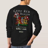 Camp Red Dragon 2025 B.A.T. Black Long Sleeve T-Shirt (Rückseite)