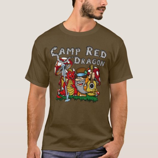 Camp Red Dragon 2025 B.A.T. Brown D/S T - Shirt (Vorderseite)