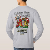 Camp Red Dragon 2025 B.A.T. Gray Long Sleeve T-Shirt (Rückseite)