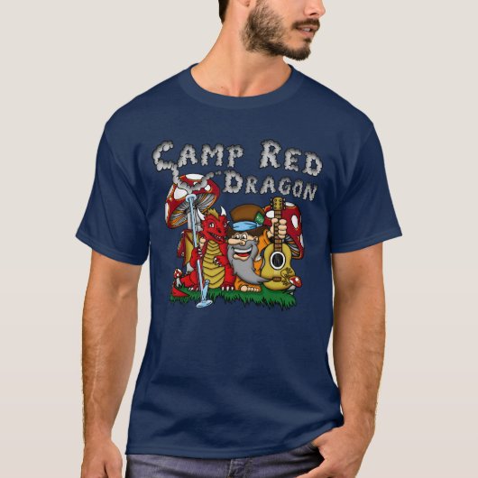 Camp Red Dragon 2025 B.A.T. Navy D/S T - Shirt (Vorderseite)