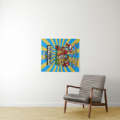 Camp Red Dragon 2025 B.A.T. Tapestry Wandteppich (Beispiel (Horizontal))
