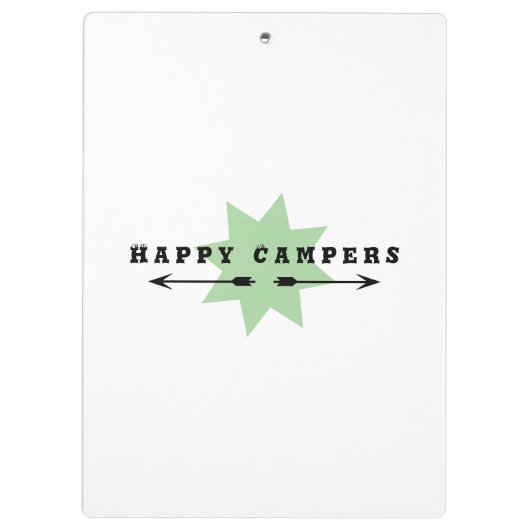 Camp Road Trip Clipboard Klemmbrett (Rückseite)
