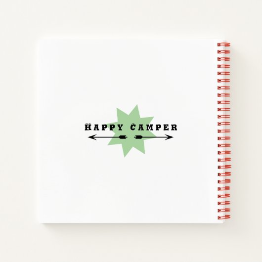 Camp Road Trip Sketchbook Notizblock (Rückseite)