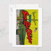 Camp San Luis Obispo, Kalifornien Postkarte (Vorne/Hinten)