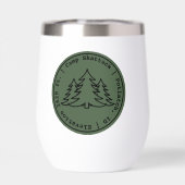 Camp Shattuck - Briefmarke Logo - Kurz Tumbler (Rückseite)