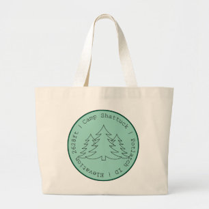 Camp Shattuck - Briefmarke Tote Bag Jumbo Stoffbeutel