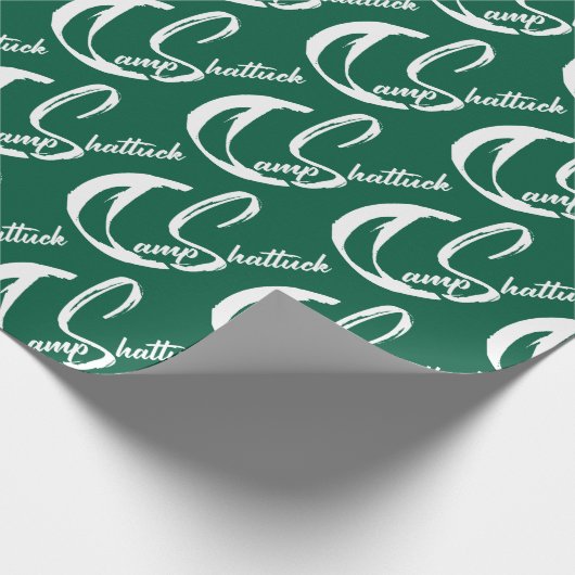 Camp Shattuck - Grünbuch Geschenkpapier (Ecke)