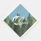 Camp Shattuck - Paper Napkins Serviette (Ecke)