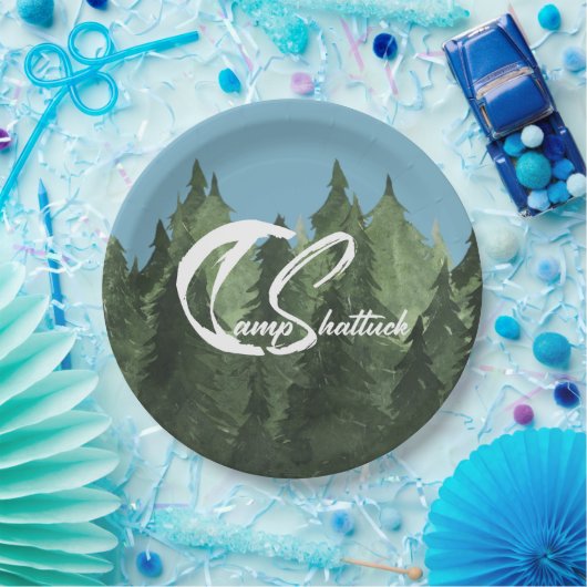 Camp Shattuck - Papierplatte Pappteller (Party)