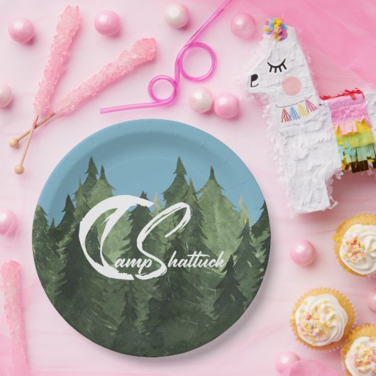 Camp Shattuck - Papierplatte Pappteller (Party)