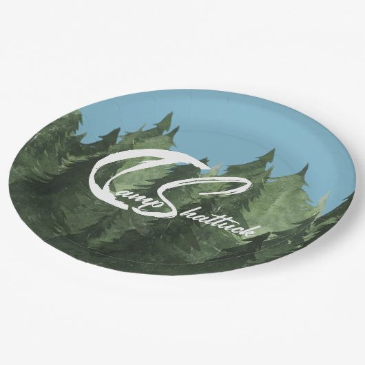 Camp Shattuck - Papierplatte Pappteller (Schrägansicht)